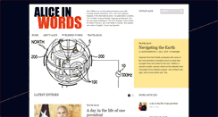 Desktop Screenshot of aliceinwords.org